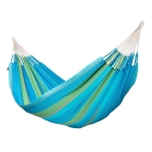 Family-Hammock Flora Organic Cotton curacao blue by La Siesta LS-FLH18-3 color blue