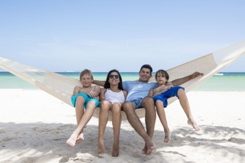 Jumbo hängmatta natur från Mexiko by MacaMex MA-00150 color natur / beige