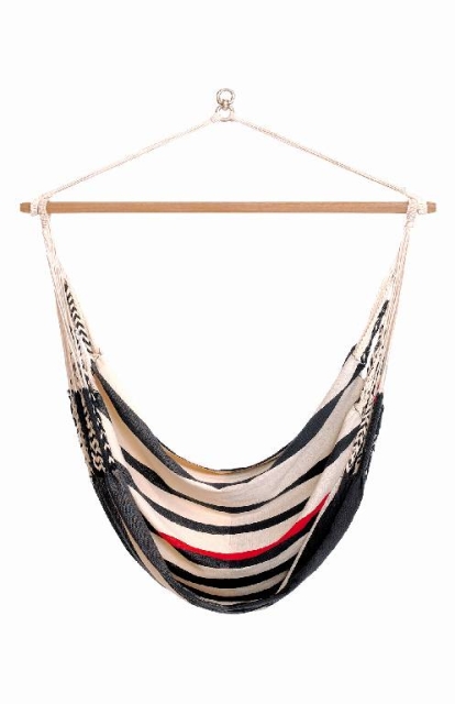 Hammock Chair Arhuaco C160 black-white by LaSiesta LS-ARC19-9 color sokszínű