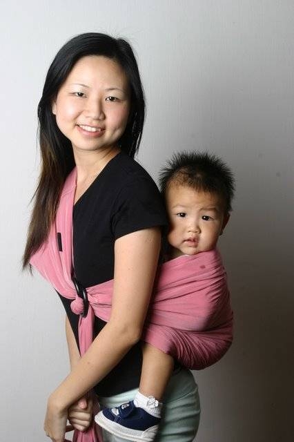 Baby Ring Sling Pink by Mummy Hug MHPink color pink