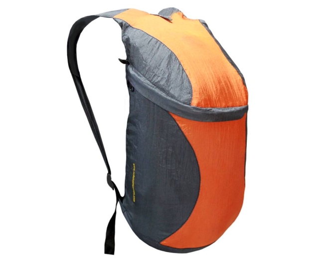 Mini Backpack Grey Orange by TicketToTheMoon TM-BP-3503 color orange