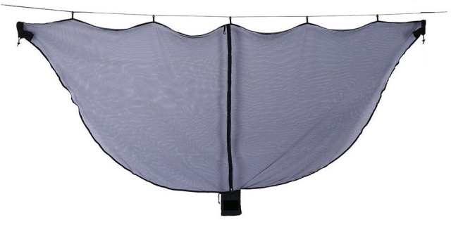 NoMosquito 390 - XL mosquito net for cloth hammocks by MacaMex MA-21275 color black