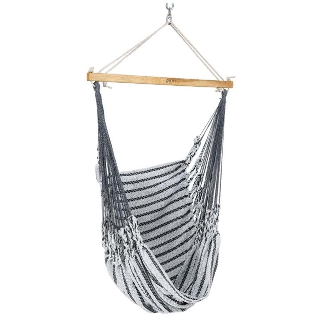 Chico Hammock Chair Weatherproof Synthetics Including Swivel, Carabiner And Chain 21 Beige-Grey by Chico CI-3221