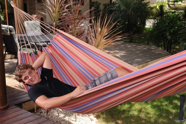 San Diego blue red beige striped by Jobek - Germany JO-25413-OLD color синий