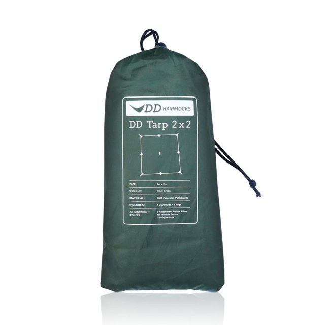DD Tarp 2 x 2 vert by DD Hammocks DD-21306 color green