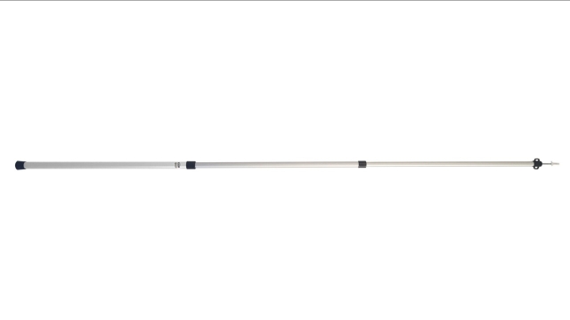Tarp Pole 230 telescopic / ash by Bushmen BU-TEPO230ash color silver