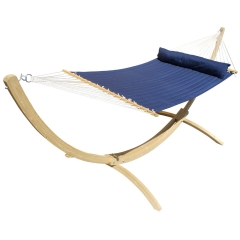 Siesta Grande Deluxe California Lapis Blue Hammock Set (FSC™-certifierad) by MacaMex MA-90633 color blå