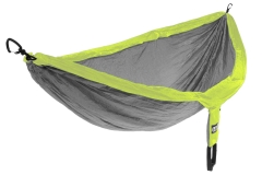 double nest orange grey camping hammock