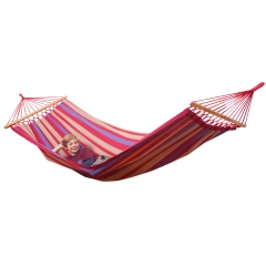 Hamac à barre Indra Verano 340 cm coton (FSC™ certified) by Outfitters Essentials OE-02200340 color multicouleur