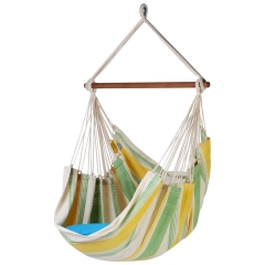 Relaxa Fresco Hammock chair cotton yellow green by MacaMex MA-11402 color yellow