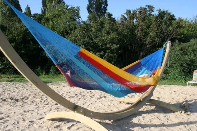 Kasia fából készült függőágy állvány Mexicana Double-vel by MacaMex BNT813 R10 color n/a