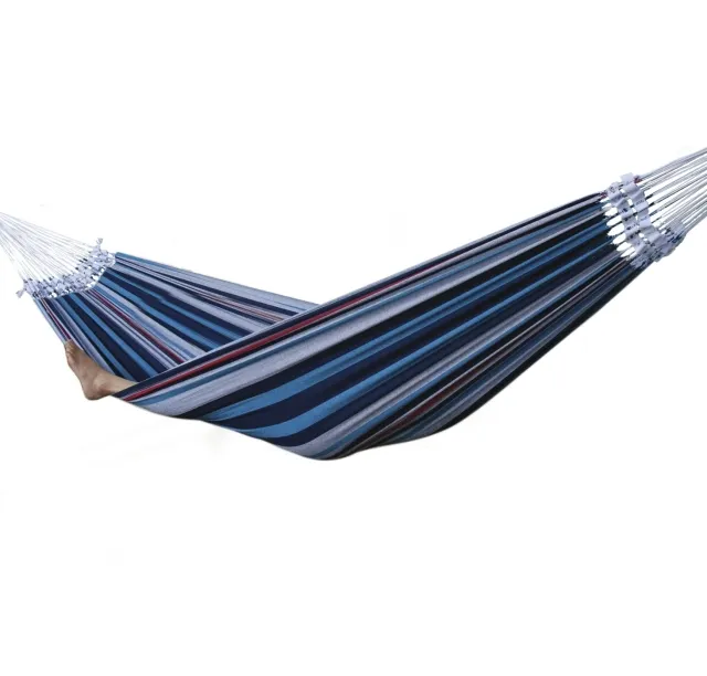 Brazilian Style Hammock - Double (Denim) by Vivere VI-BRAZ212 color blue