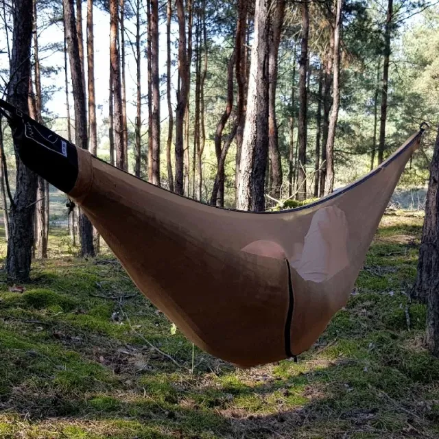 Hammock Mosquito net Desert beige by Bushmen BU-1HAMONETD color beige