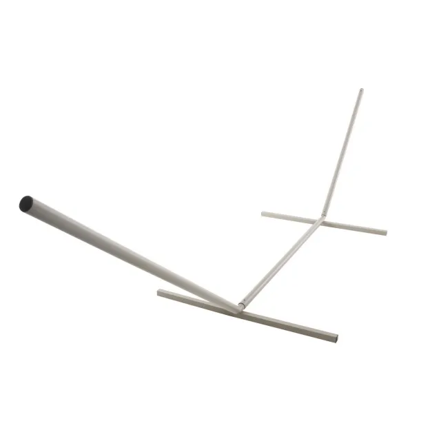 Jamaica Gigante grey hammock stand for large spreader bar hammocks by MacaMex MA-20050 color grey/silver