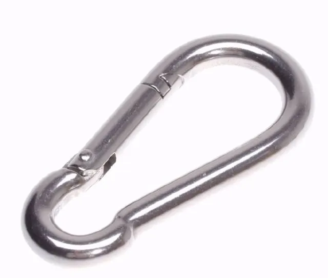Carabiner 450 kg - mounting material by MacaMex MA-21201 color grey/silver