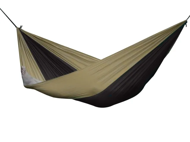 Parachute Hammock - Double (Black/Sand) by Vivere VI-PAR22 color black