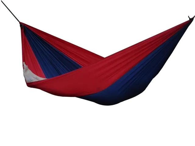 Parachute Hammock - Double (Navy/Red) by Vivere VI-PAR25 color blue
