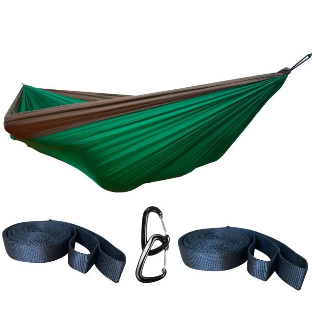 OffRoad Light Hammock green-khaki with Straps by Hideaway Outfitters HO-0015000400 color green