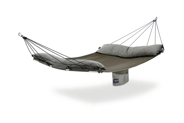 SuperNest SL Pebble Gray Spreaderbar Hammock for 2 by ENO EN-SUPSL2