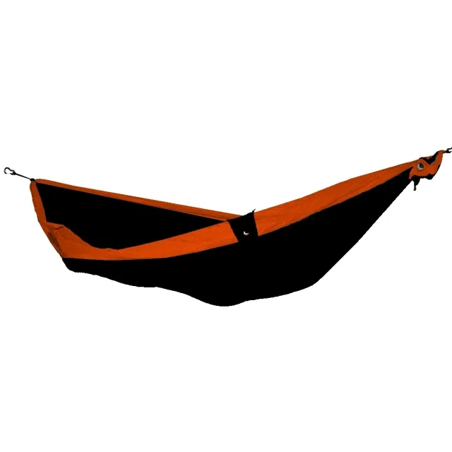 Travel hammock King size Black Orange by TicketToTheMoon TM-THK-0735 color black