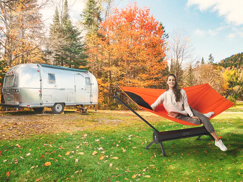 Faltbares H&auml;ngemattengestell f&uuml;r den Campingurlaub